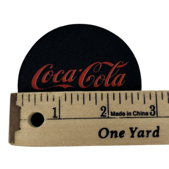 Car Coasters Coca-Cola Zero Coke Soda Pop Beverage Set of 2 Neoprene Absorbent - Picture 6 of 9